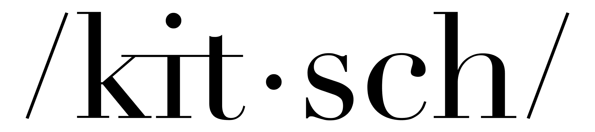 Kitsch logo