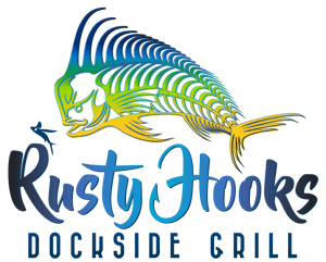Rusty Hooks Dockside Grill logo