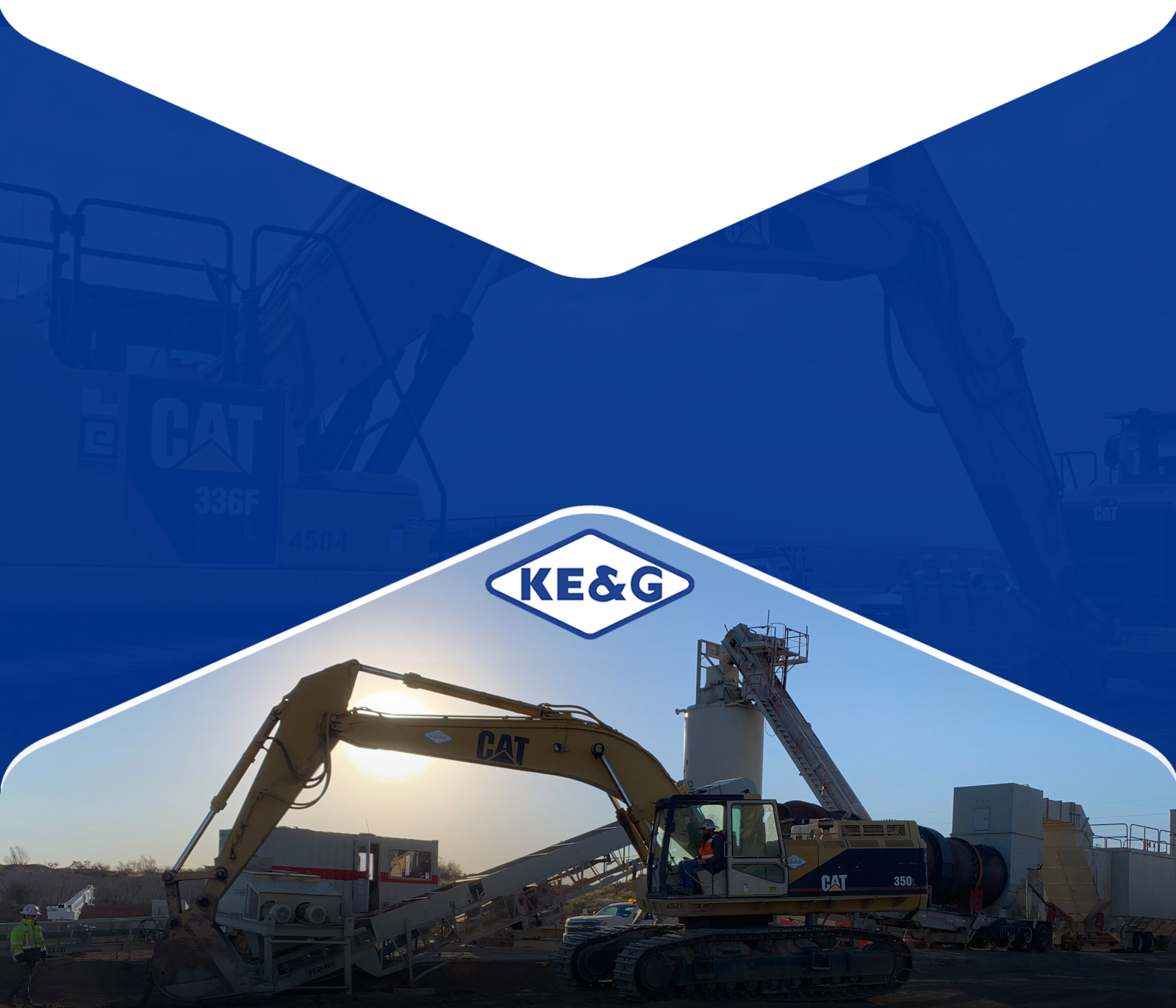 KE&G Construction logo