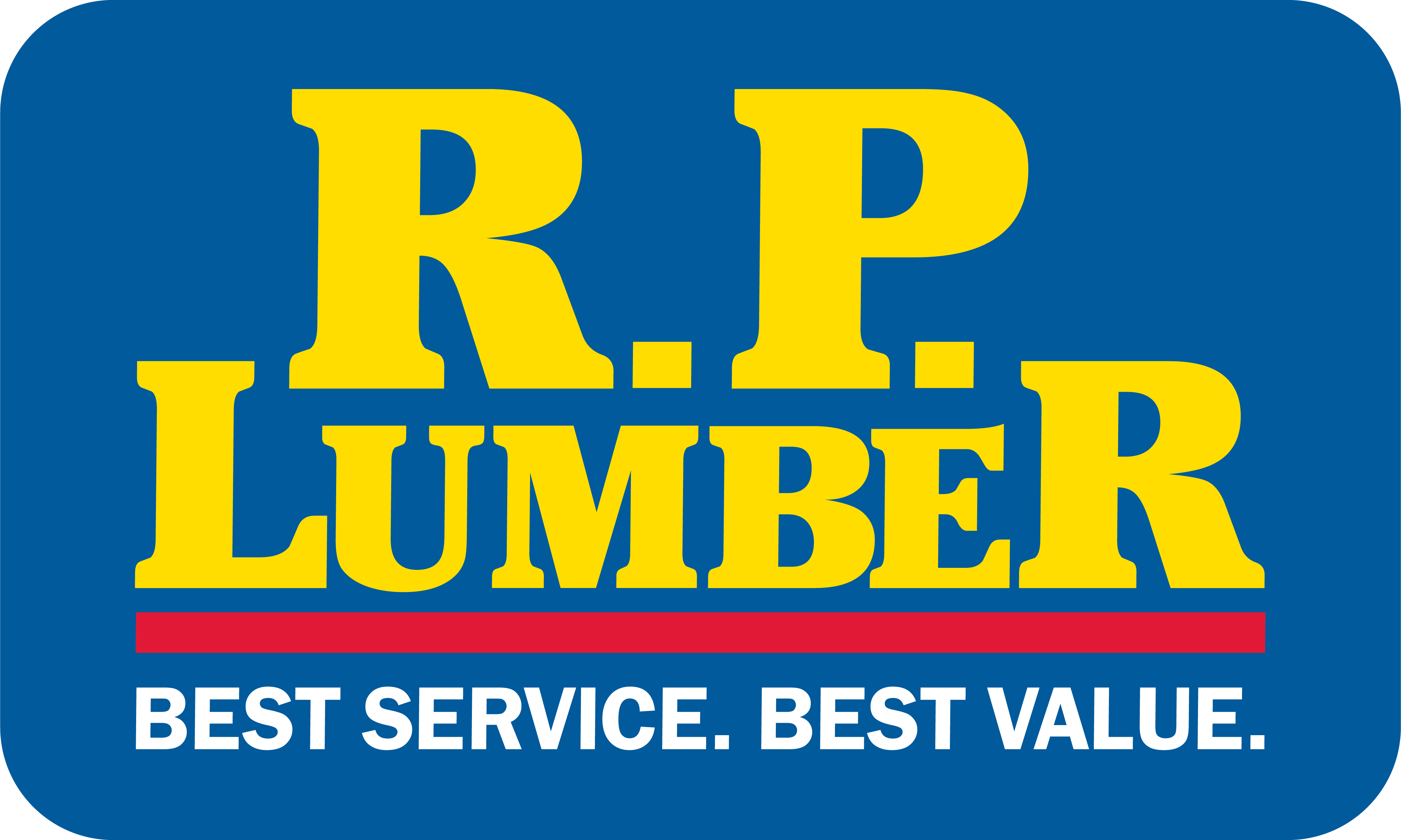 R.P. Lumber logo