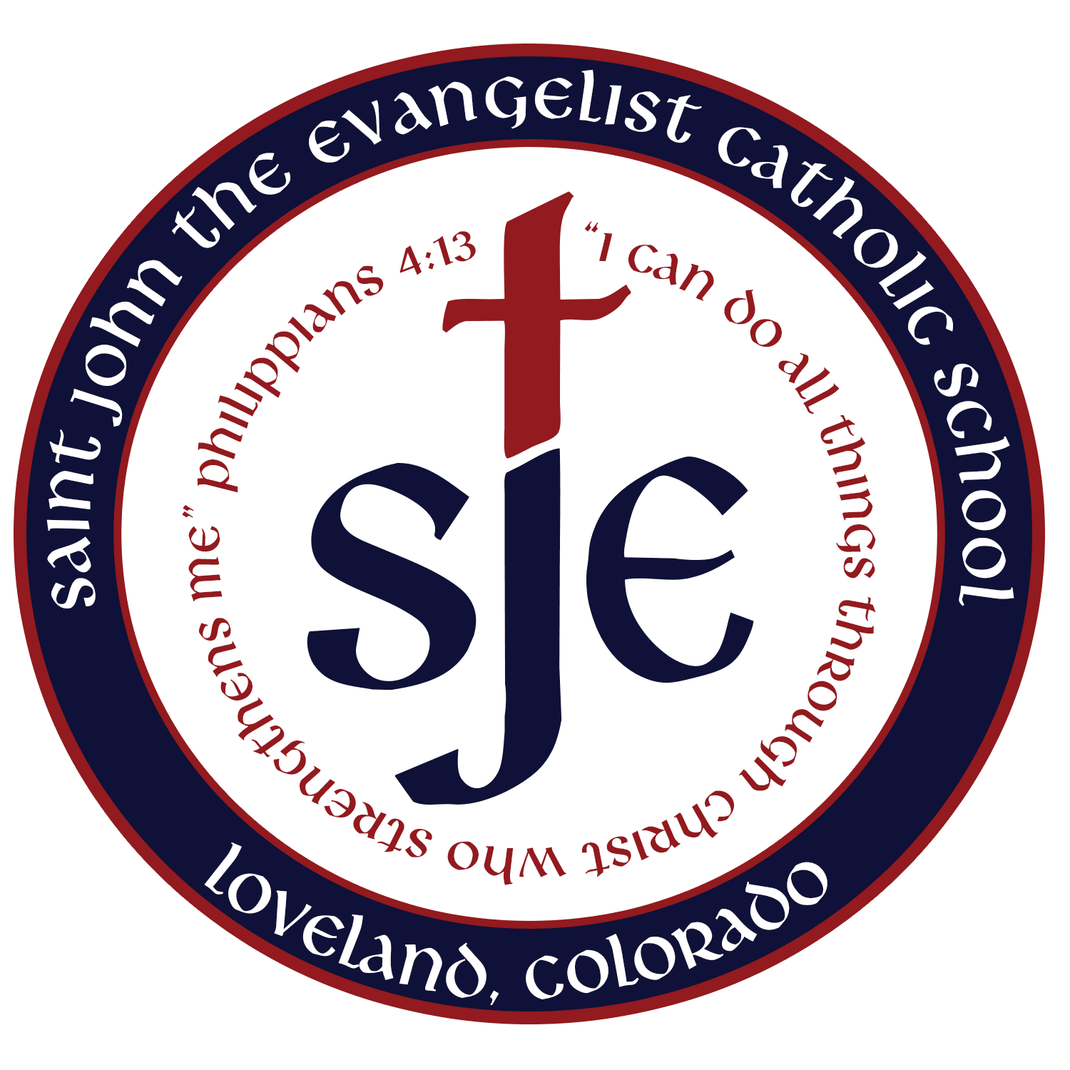 St. John the Evangelist Catholic School logo