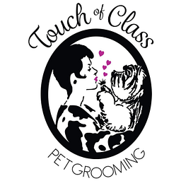 A Touch of Class dog grooming logo