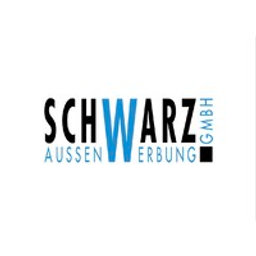 Schwarz Außenwerbung logo