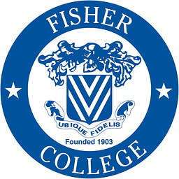 FISHER COLLEGE logo
