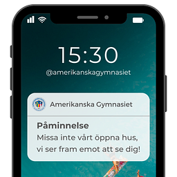 Amerikanska Gymnasiet logo