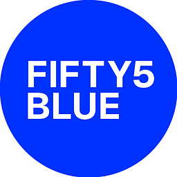 Fifty5blue logo