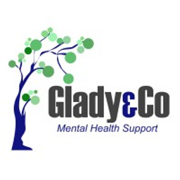 GLADY AND CO MENTAL HEALTH SUPPORT logo