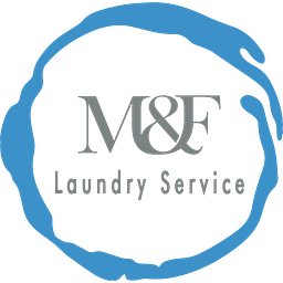M & F Laundry logo