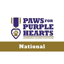 Paws for Purple Hearts logo