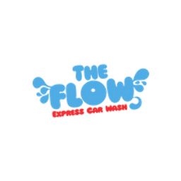 The Flow Express Car Wash logo