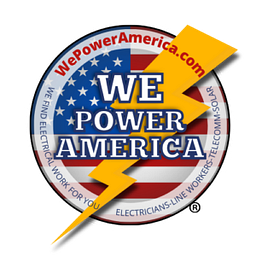 We Power America logo