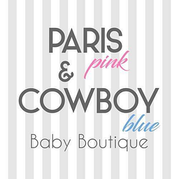 Paris Pink & Cowboy Blue Baby Boutique logo