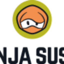 NINJA SUSHI AIRPORT logo