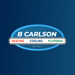 B. Carlson Heating, Air Conditioning & Plumbing logo