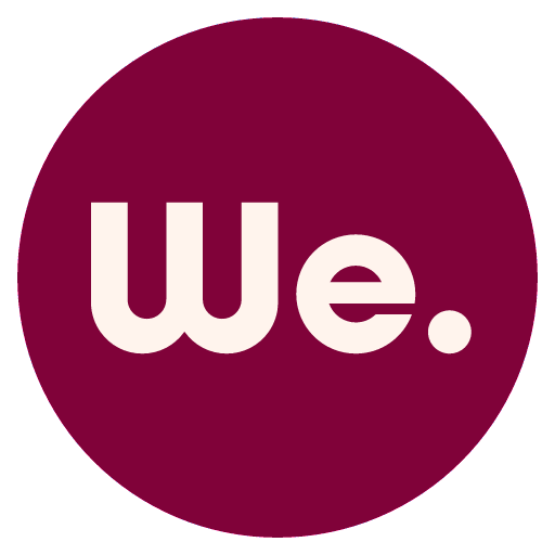 We. Communications logo