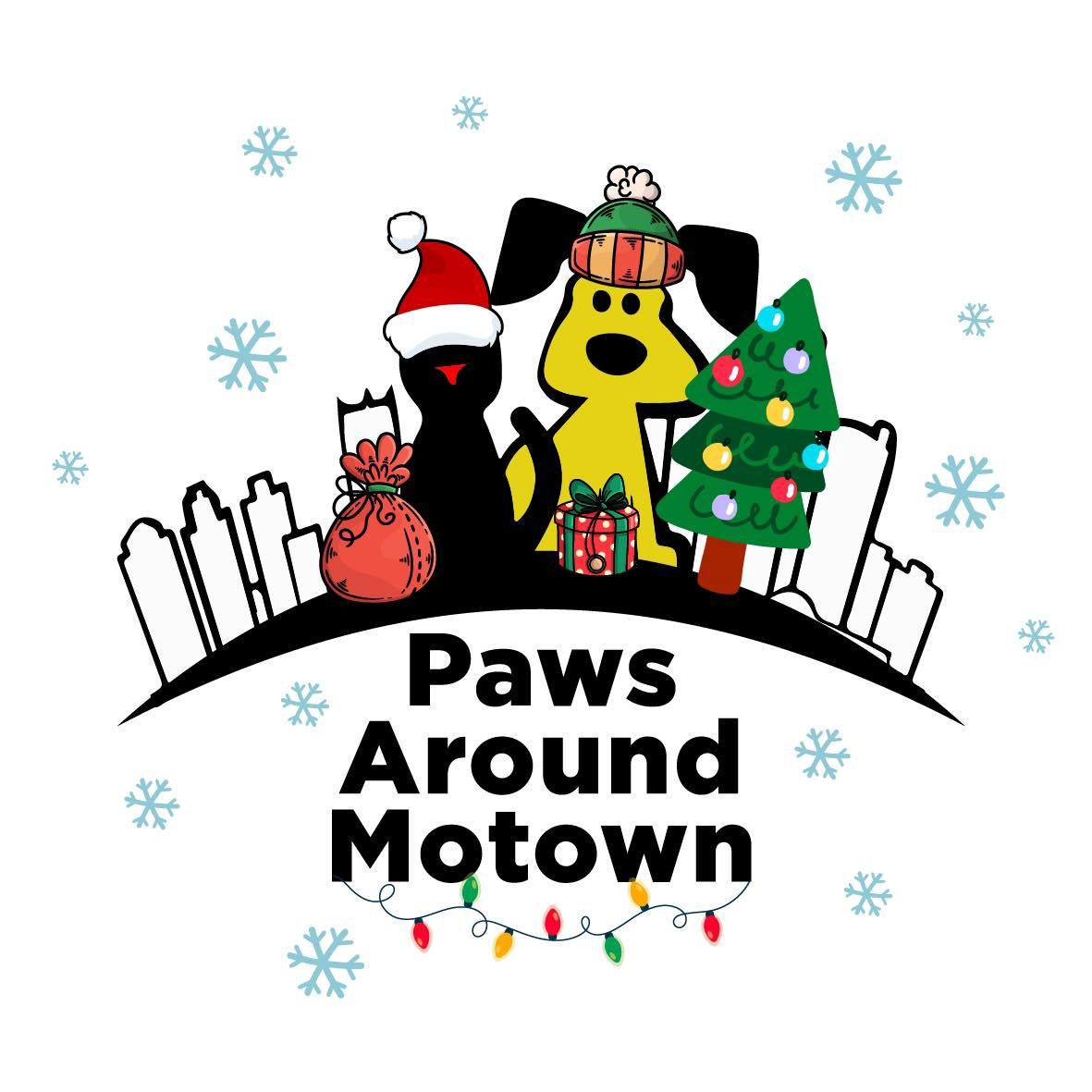 Paws Around Motown logo