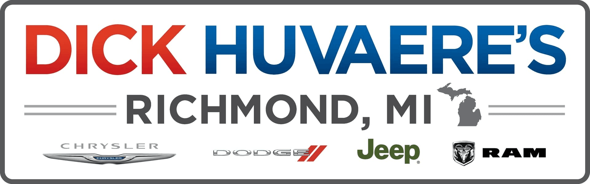 Dick Huvaere's Richmond Chrysler Dodge Jeep Ram logo