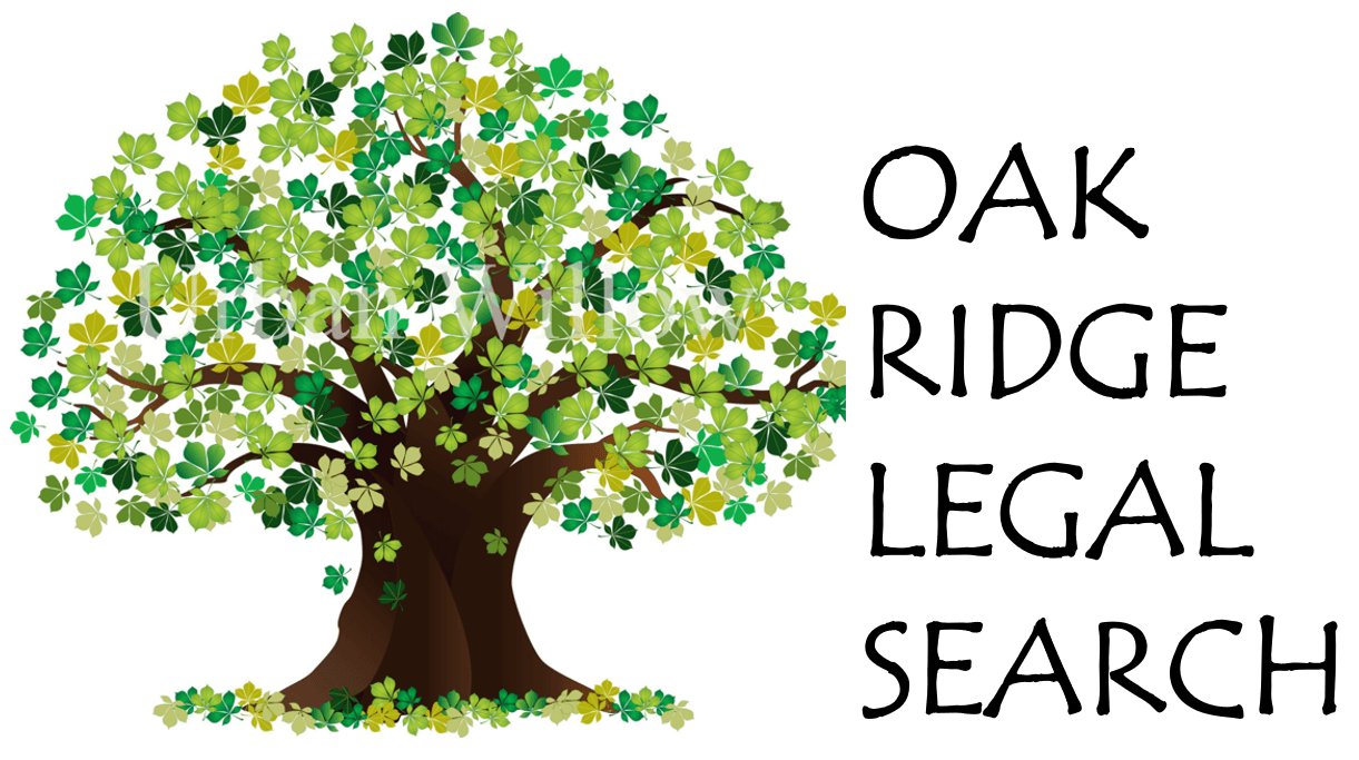 Oak Ridge Legal Search logo