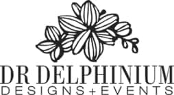 Dr Delphinium Designs & Events logo